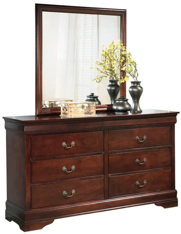 Alisdair Dresser and Mirror in Dark Brown by Ashley Furniture