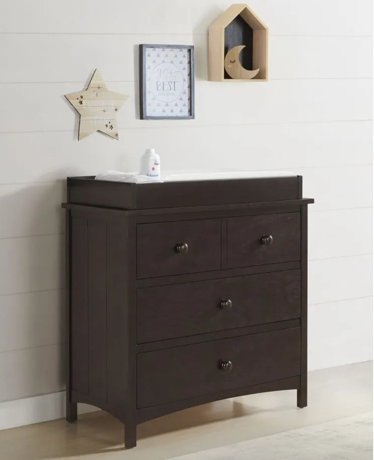 Oxford Baby Universal 3-Drawer Dresser in Snow White by M DESIGN VILLAGE