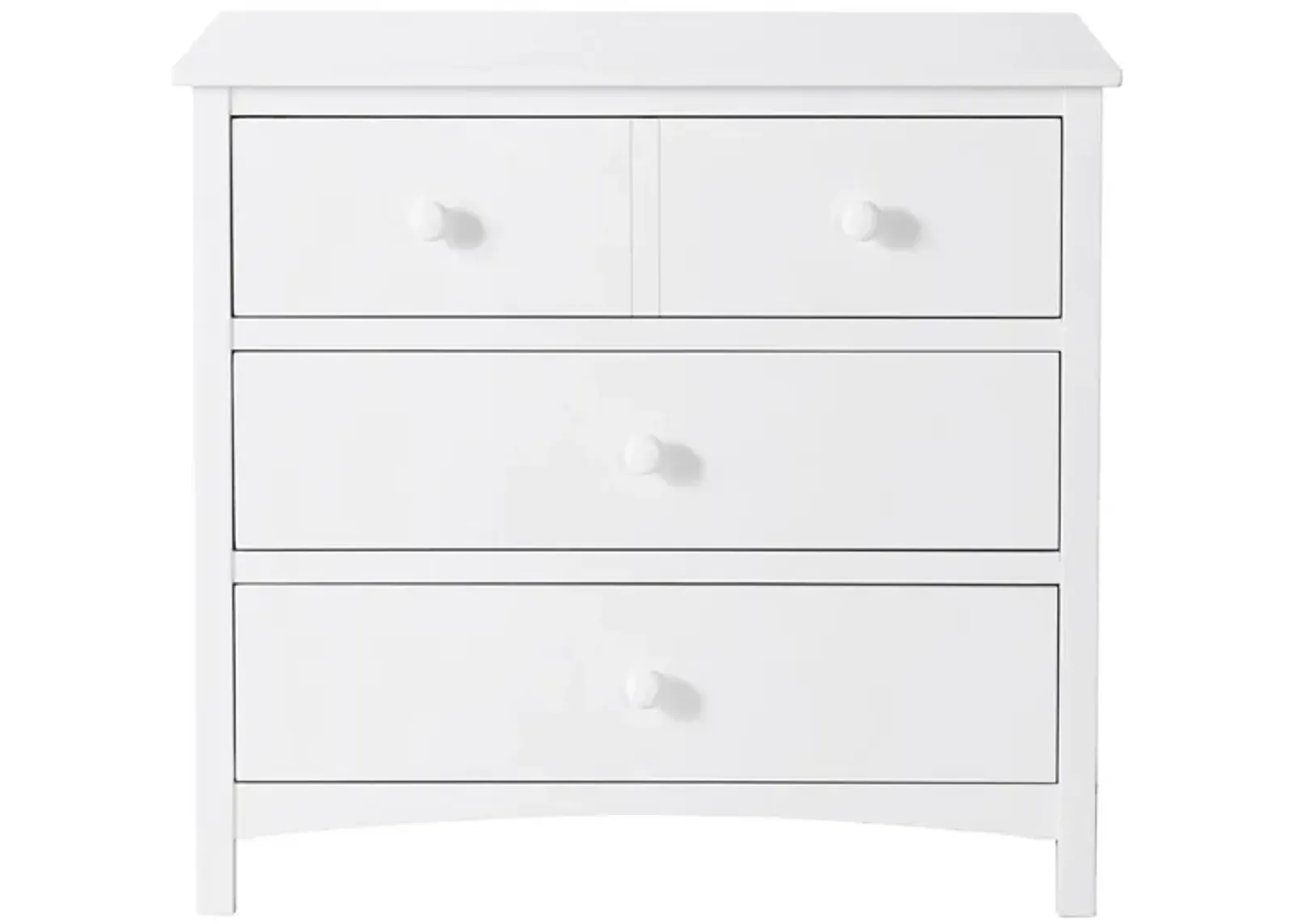 Oxford Baby Universal 3-Drawer Dresser in Snow White by M DESIGN VILLAGE