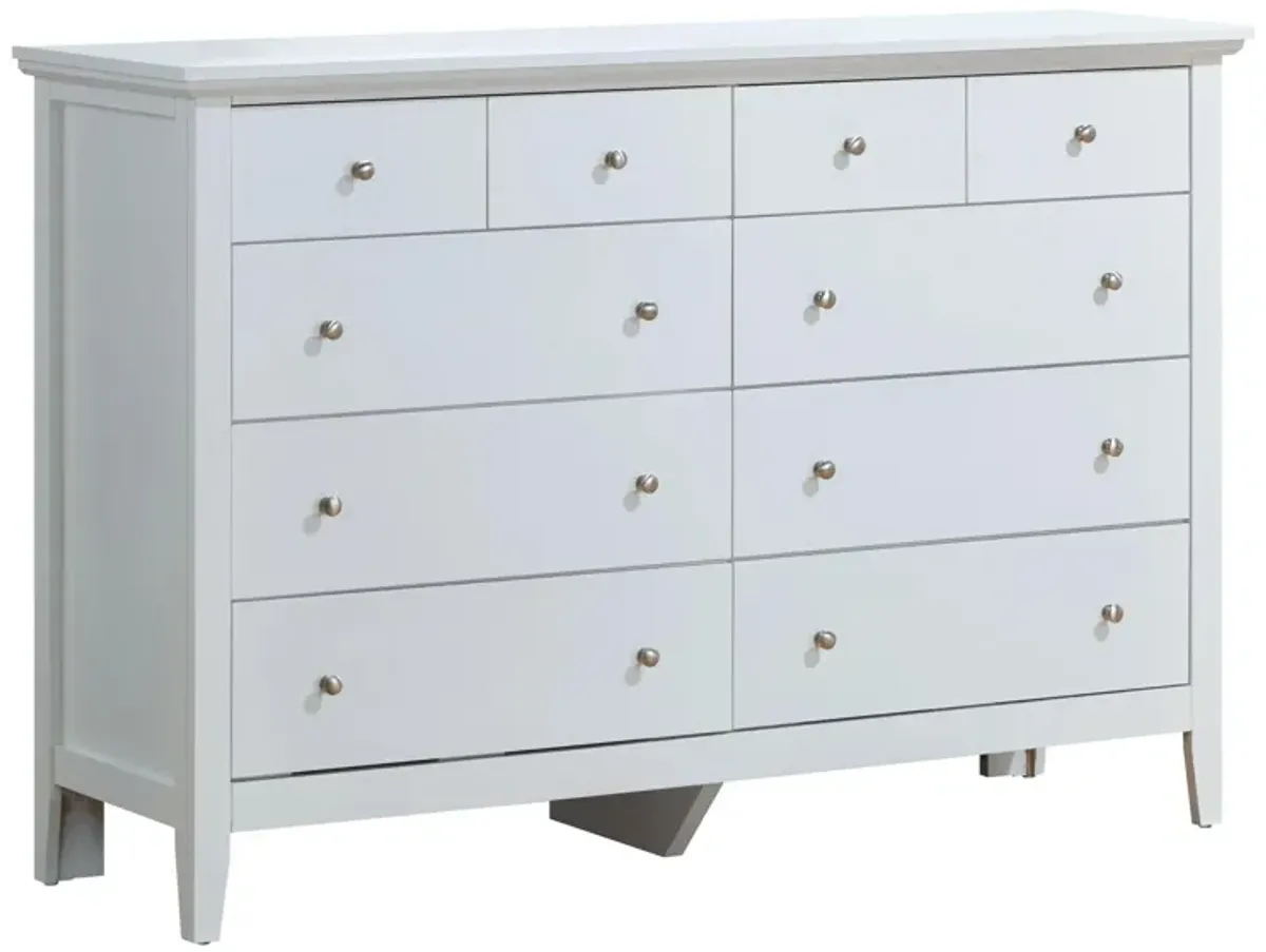 Hammond Bedroom Dresser in White by Glory Furniture