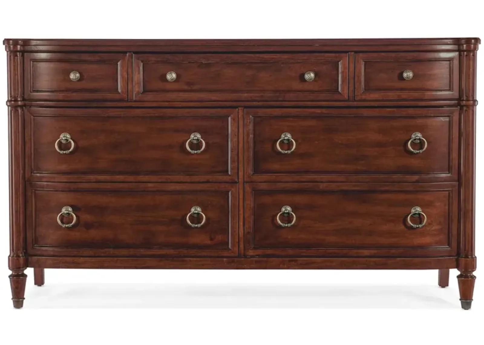 Charleston Seven-Drawer Dresser in Maraschino Cherry by Hooker Furniture