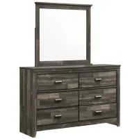 Carter Lane Dresser and Mirror in AUTUMN LEAVES by Crown Mark