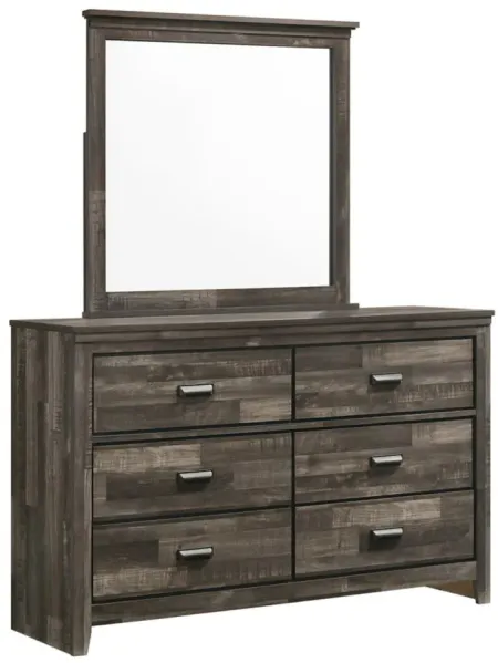 Carter Lane Dresser and Mirror in AUTUMN LEAVES by Crown Mark