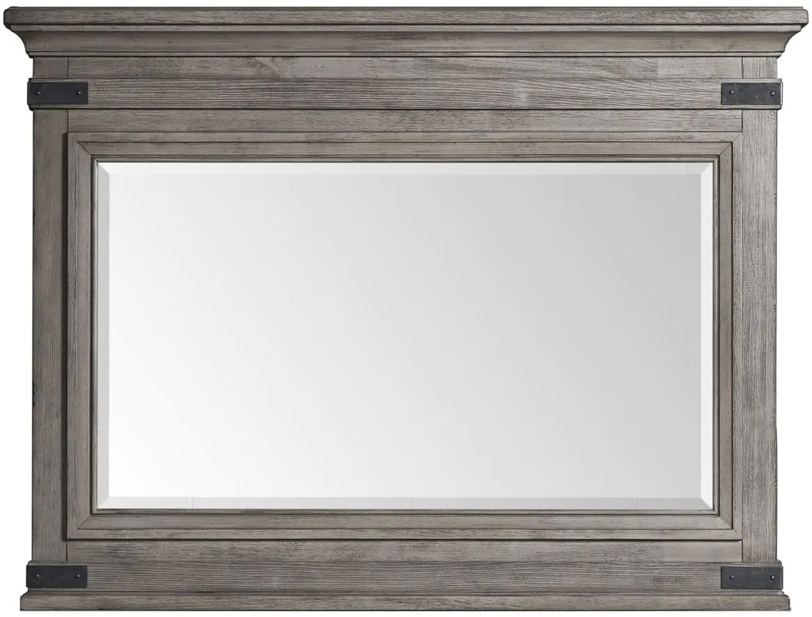 Forge Bedroom Chesser Mirror in Steel Gray Finish by Intercon