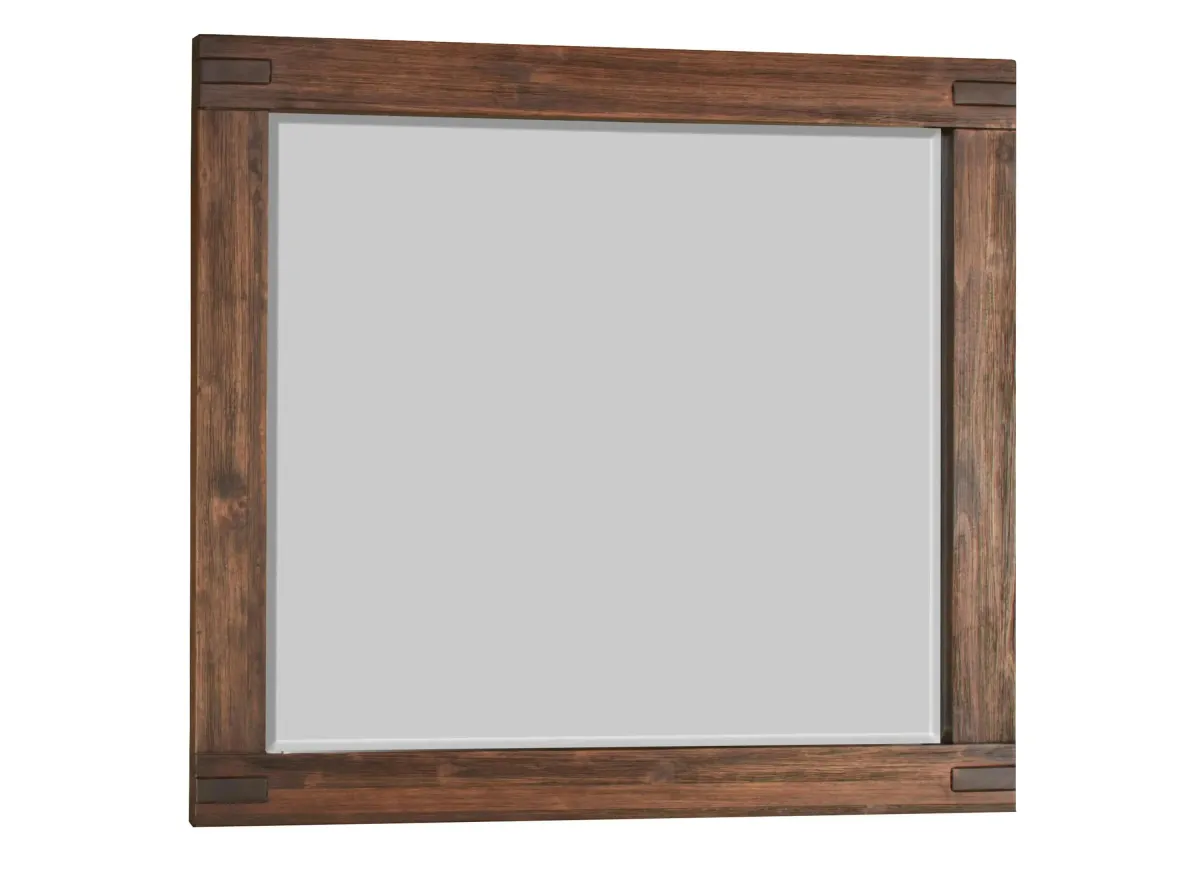 Middlefield Bedroom Dresser Mirror in Brick Brown by Bellanest