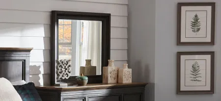 Kingshill Bedroom Dresser Mirror in Ebony Grey by Napa Furniture Design