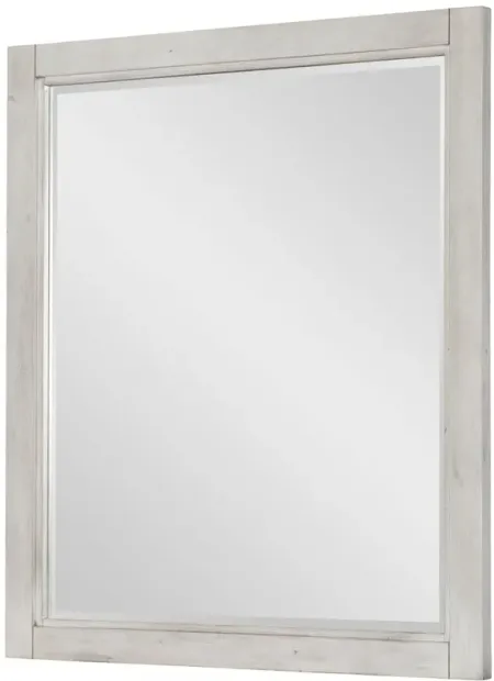 Summer Camp Vertical Mirror in Stone Path White by Legacy Classic Furniture