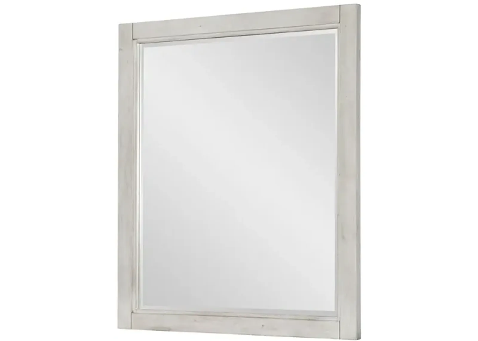 Summer Camp Vertical Mirror in Stone Path White by Legacy Classic Furniture