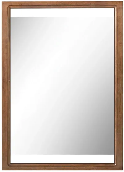 Aversa Bedroom Dresser Mirror in Light Cherry by Bellanest