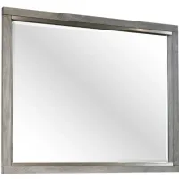 Aries Mirror in Gray by Bernards Furniture Group