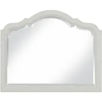 Colette Bedroom Dresser Mirror in Feathered White by Riverside Furniture