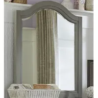 Lake House Arched Mirror in Stone by Hillsdale Furniture