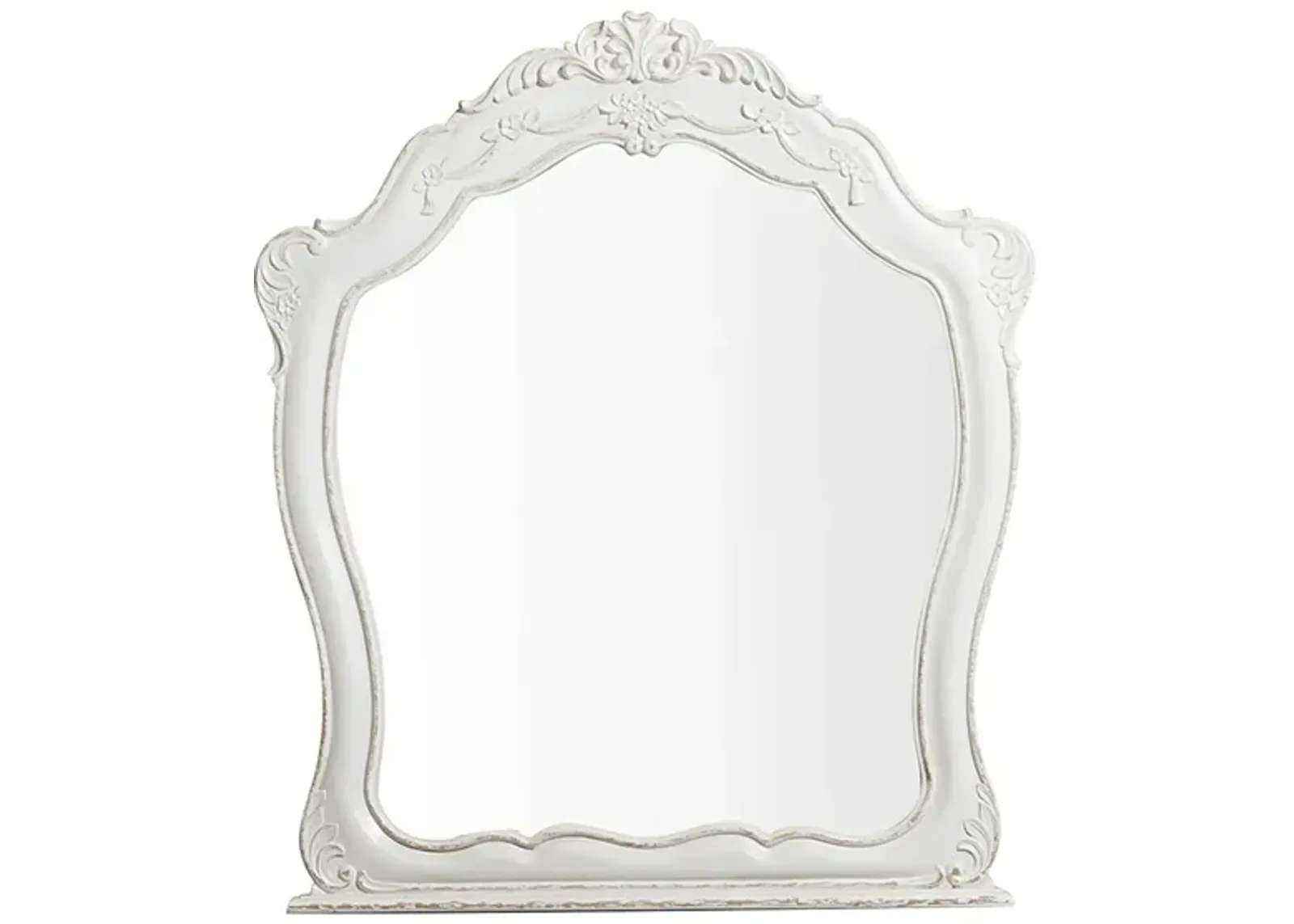 Averny Bedroom Dresser Mirror in Antique White & Gray by Homelegance