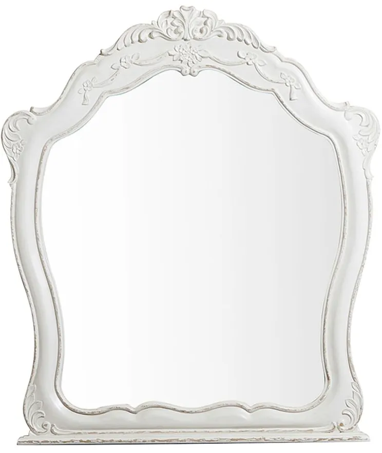 Averny Bedroom Dresser Mirror in Antique White & Gray by Homelegance