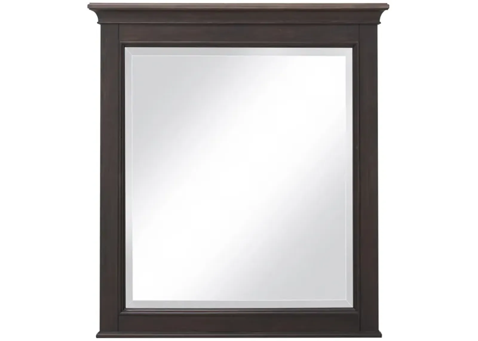 Dakota Mirror in Wirebrushed Black w/ Ember Gray Tops by Liberty Furniture