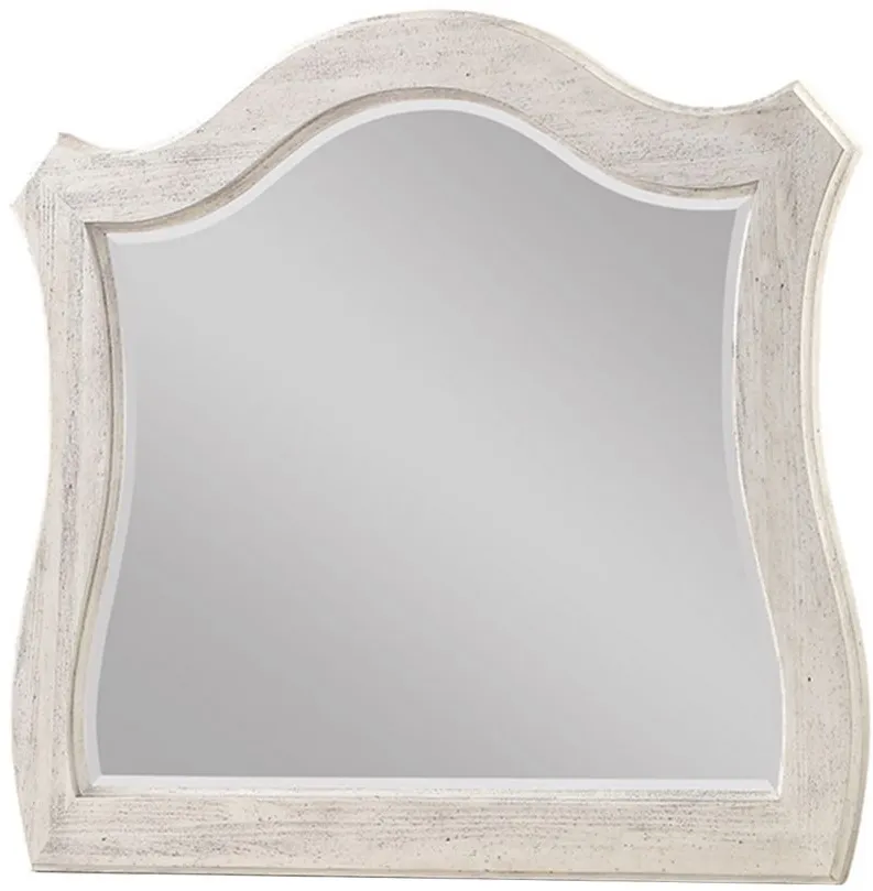 Barton Creek Bedroom Dresser Mirror in White by Avalon Furniture