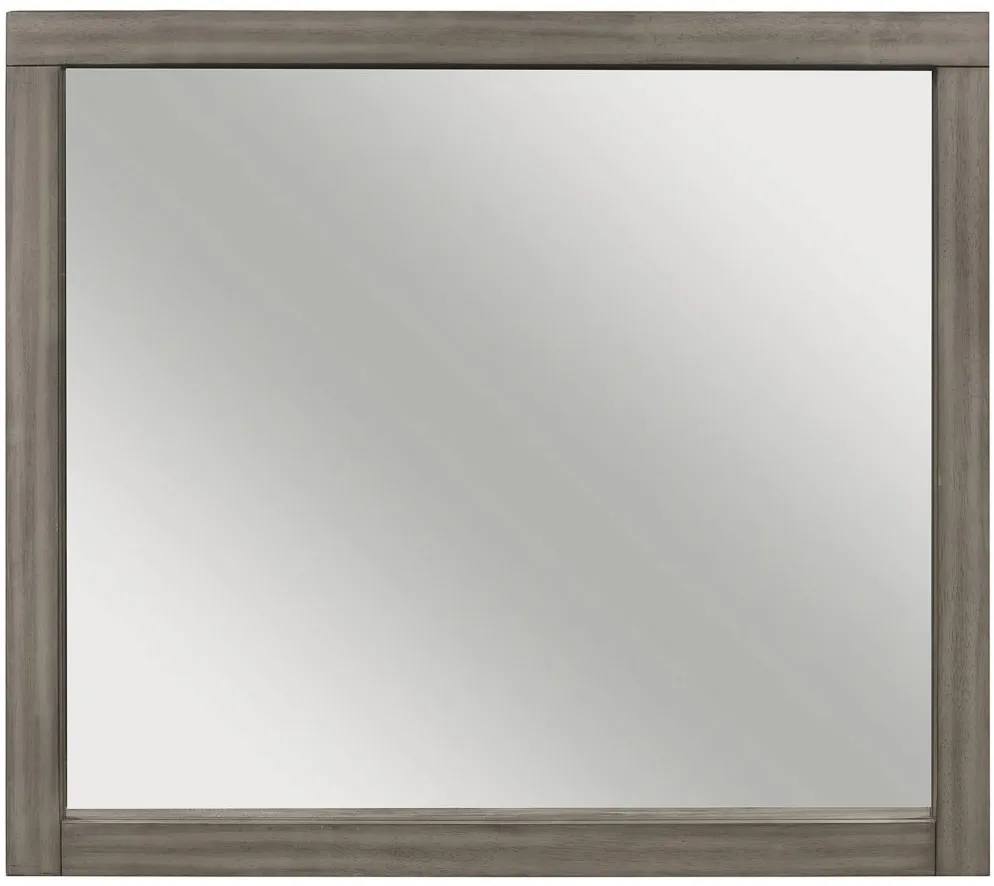 Fontaine Mirror in Weathered Gray by Homelegance