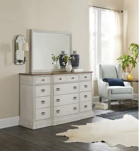Montebello Mirror in Off-White by Hooker Furniture