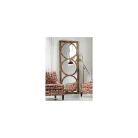 Melange Floor Mirror in Distressing includes chopping. by Hooker Furniture