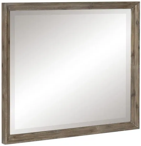 Verano Mirror in Driftwood light brown by Homelegance