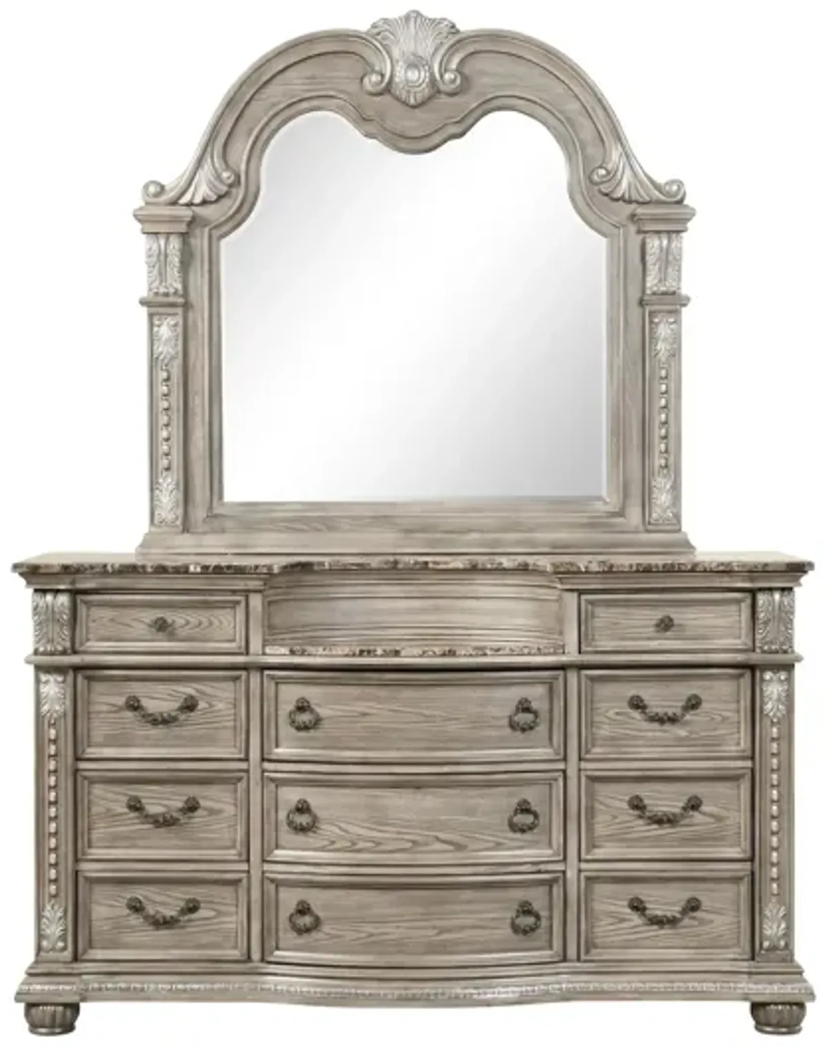 Lucca Mirror in Gray by Glory Furniture