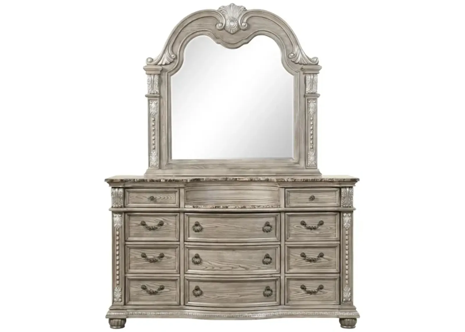 Lucca Mirror in Gray by Glory Furniture