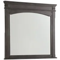 Larchmont Bedroom Dresser Mirror in Brushed Antique Gray by Avalon Furniture