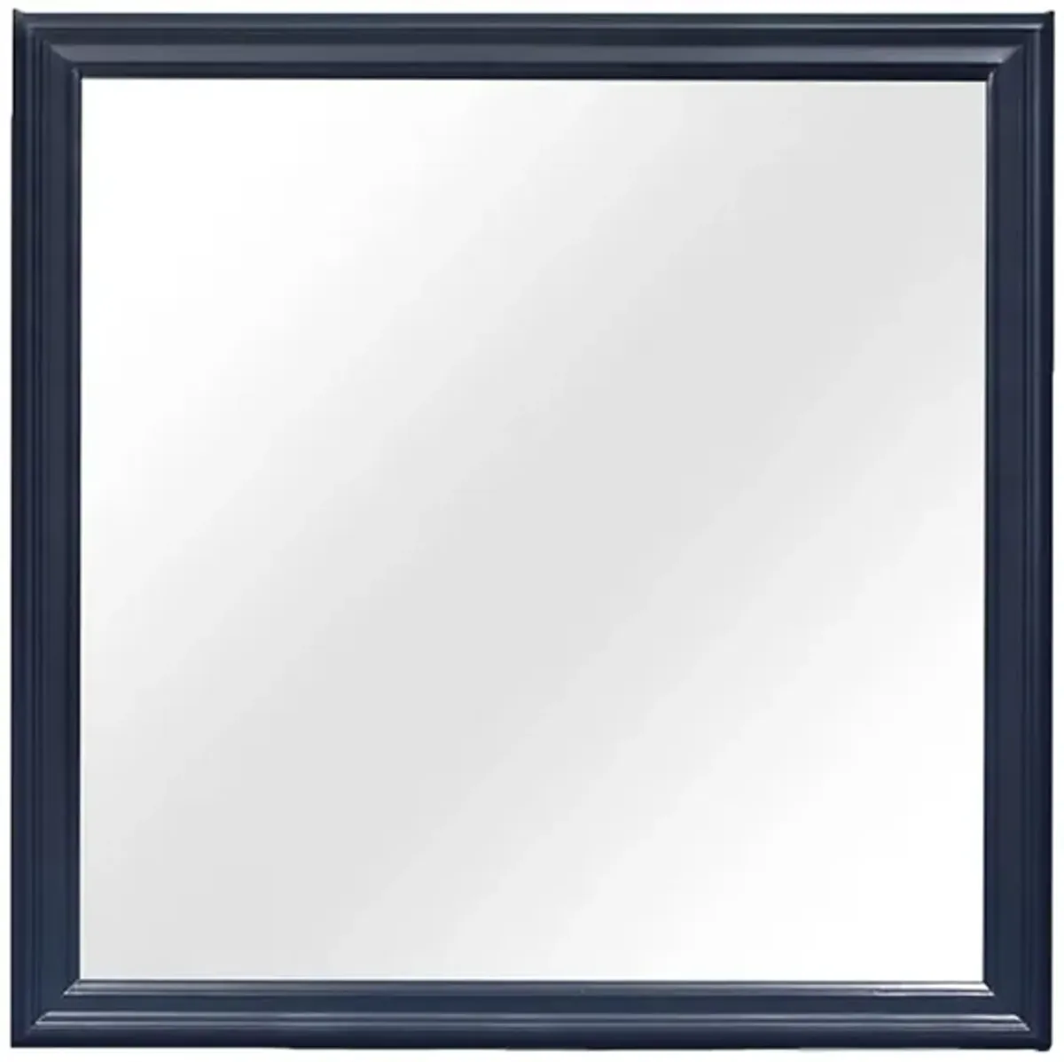 Charlie Mirror in Blue by Global Furniture Furniture USA