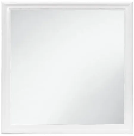 Charlie Mirror in White by Global Furniture Furniture USA
