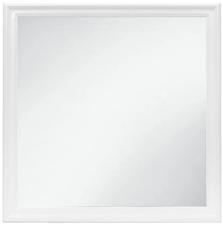 Charlie Mirror in White by Global Furniture Furniture USA