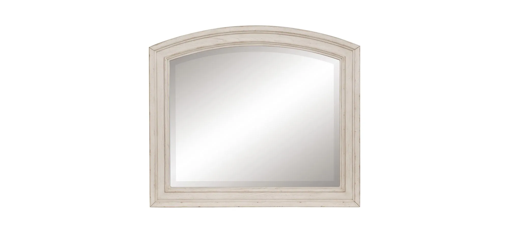 Donegan Mirror in Wire-brushed White by Homelegance