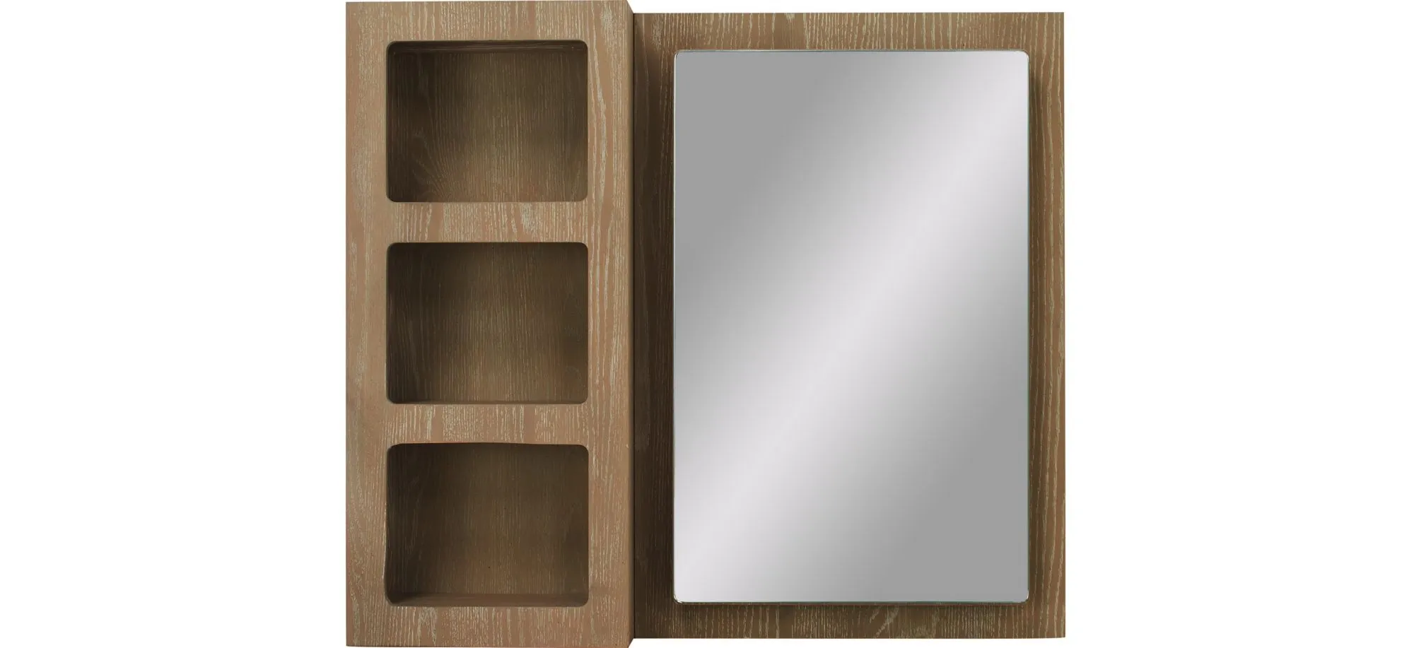 Copper Harbor Mirror in Weathered Oak by Legacy Classic Furniture