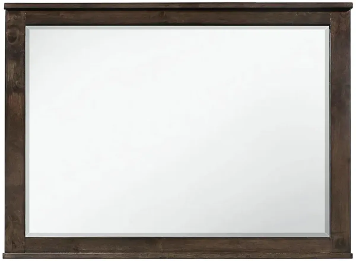 Ashton Hills Dresser Mirror in ash brown by Emerald Home Furnishings