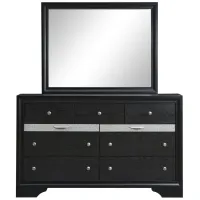 Madrid Mirror in Black by Glory Furniture