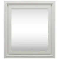 Giovanna Mirror w/LED Lighting in White by Samuel Lawrence