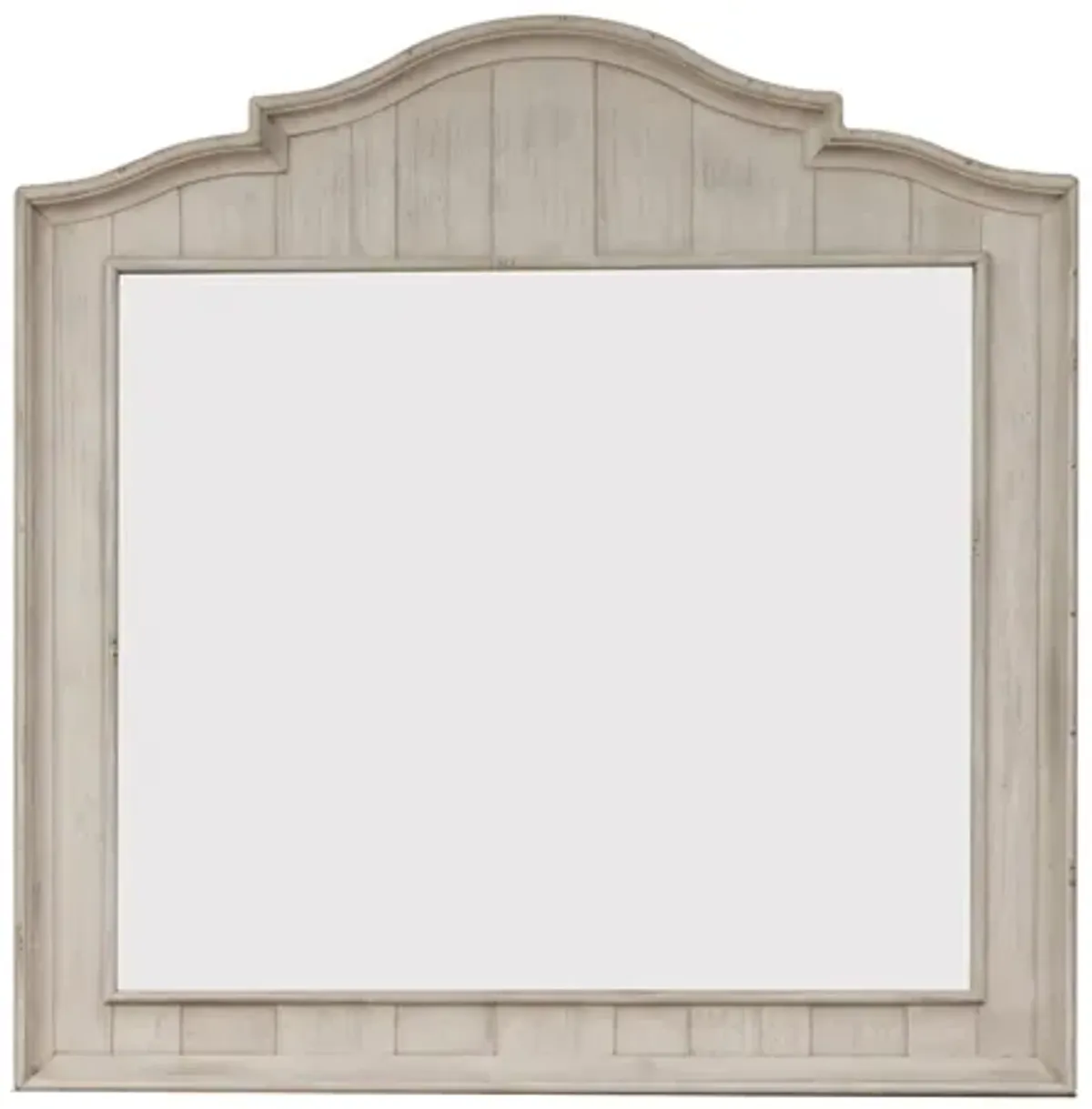 Farmhouse Reimagined Bedroom Dresser Mirror in White by Liberty Furniture