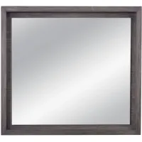 Serriene Bedroom Dresser Mirror in Sandblasted Medium Mindi Finish by Avalon Furniture