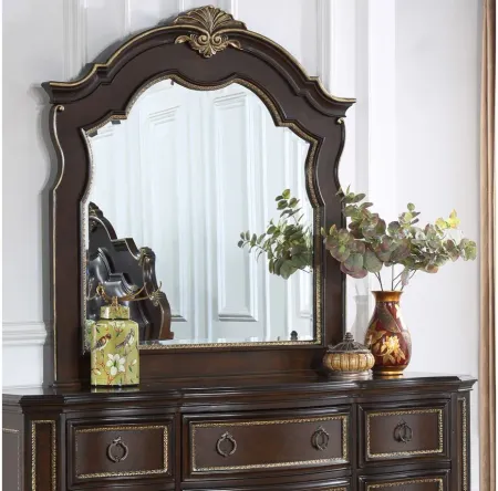 Paris Mirror in Cherry by Glory Furniture