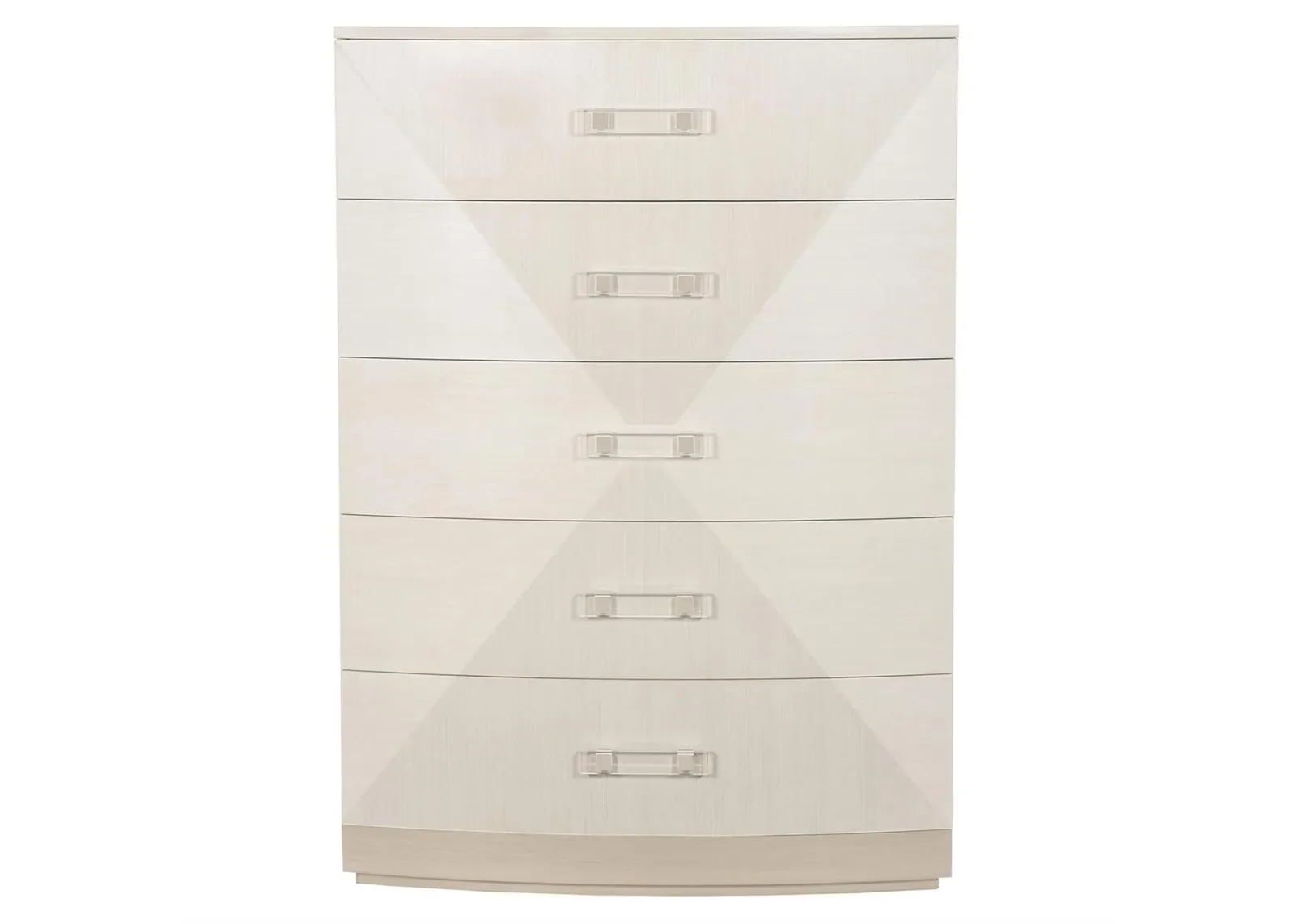 Axiom Tall Drawer Chest in Linear Grey/Linear White by Bernhardt