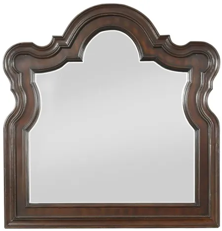 Abutilon Bedroom Mirror in Cherry by Homelegance