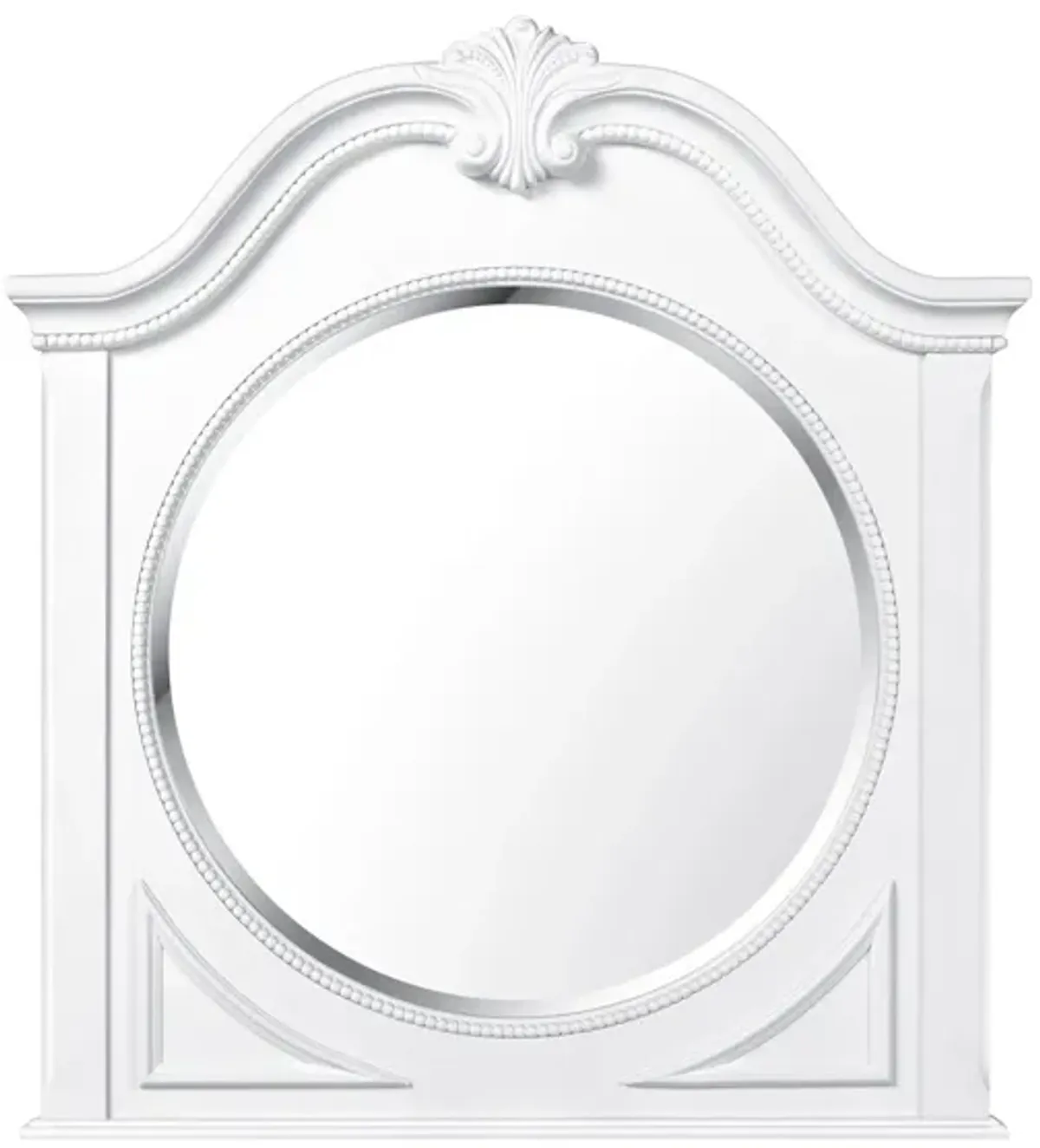 Winnie Bedroom Dresser Mirror in White by Bellanest