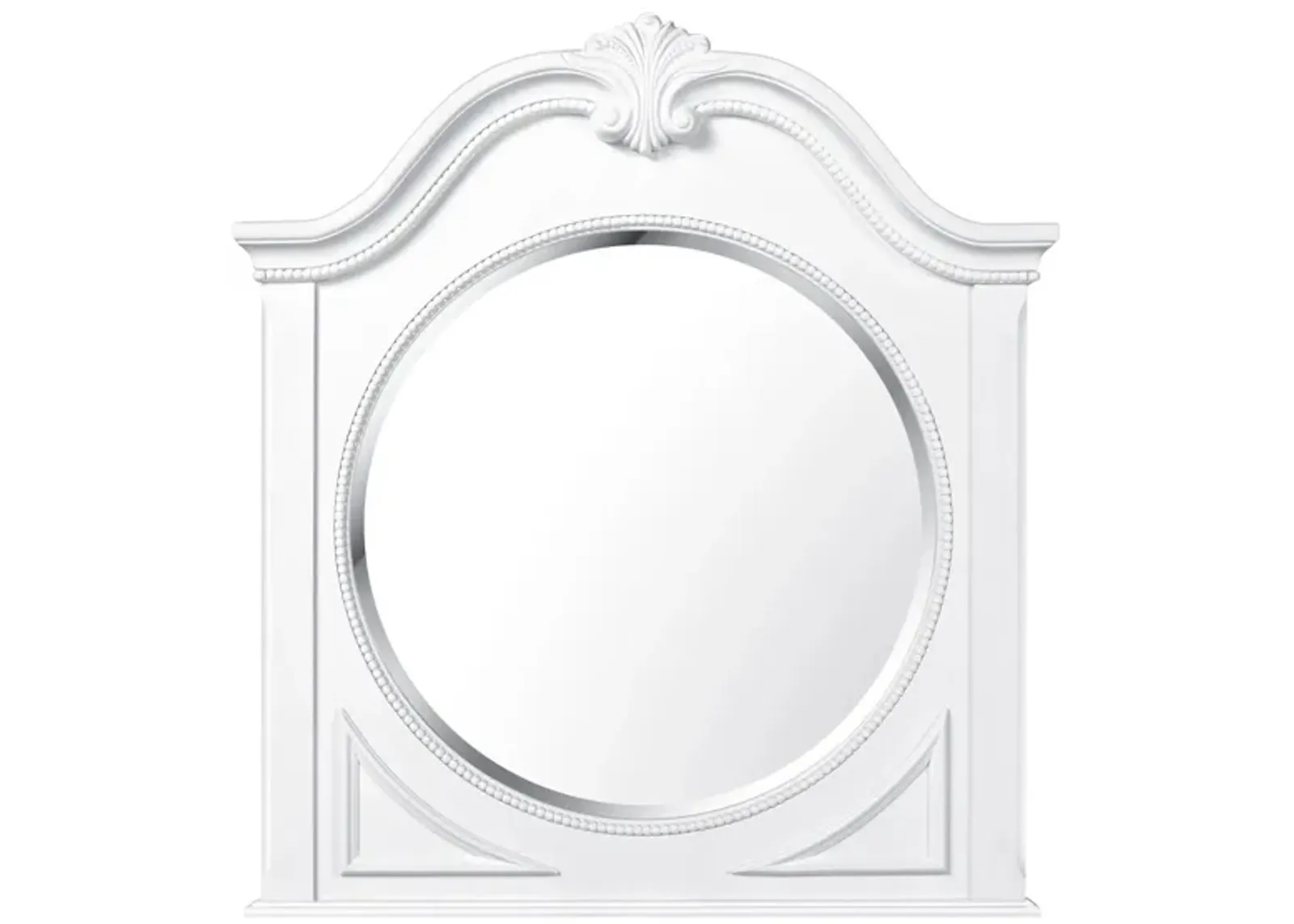 Winnie Bedroom Dresser Mirror in White by Bellanest