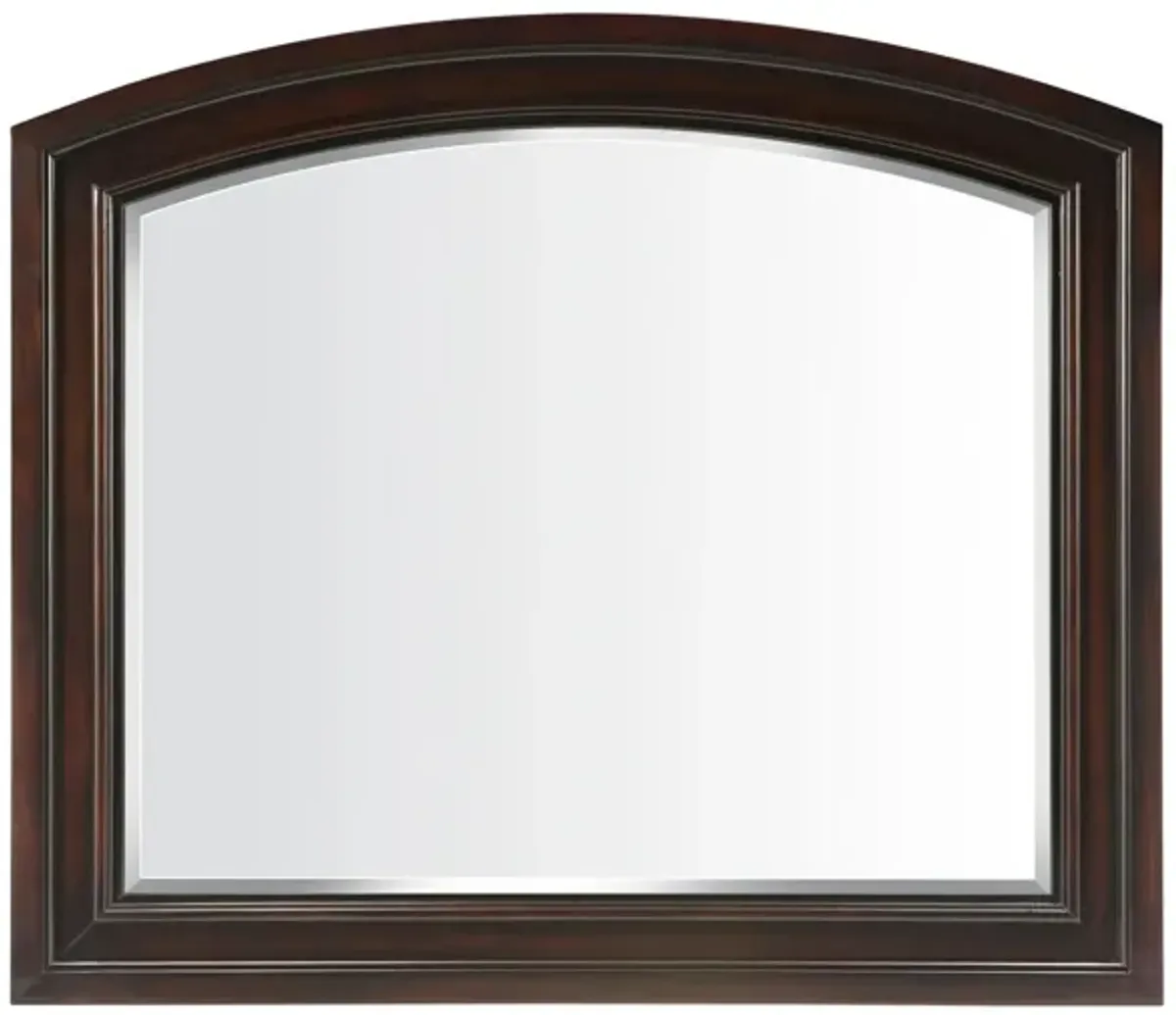 Donegan Bedroom Dresser Mirror in Brown Cherry by Homelegance