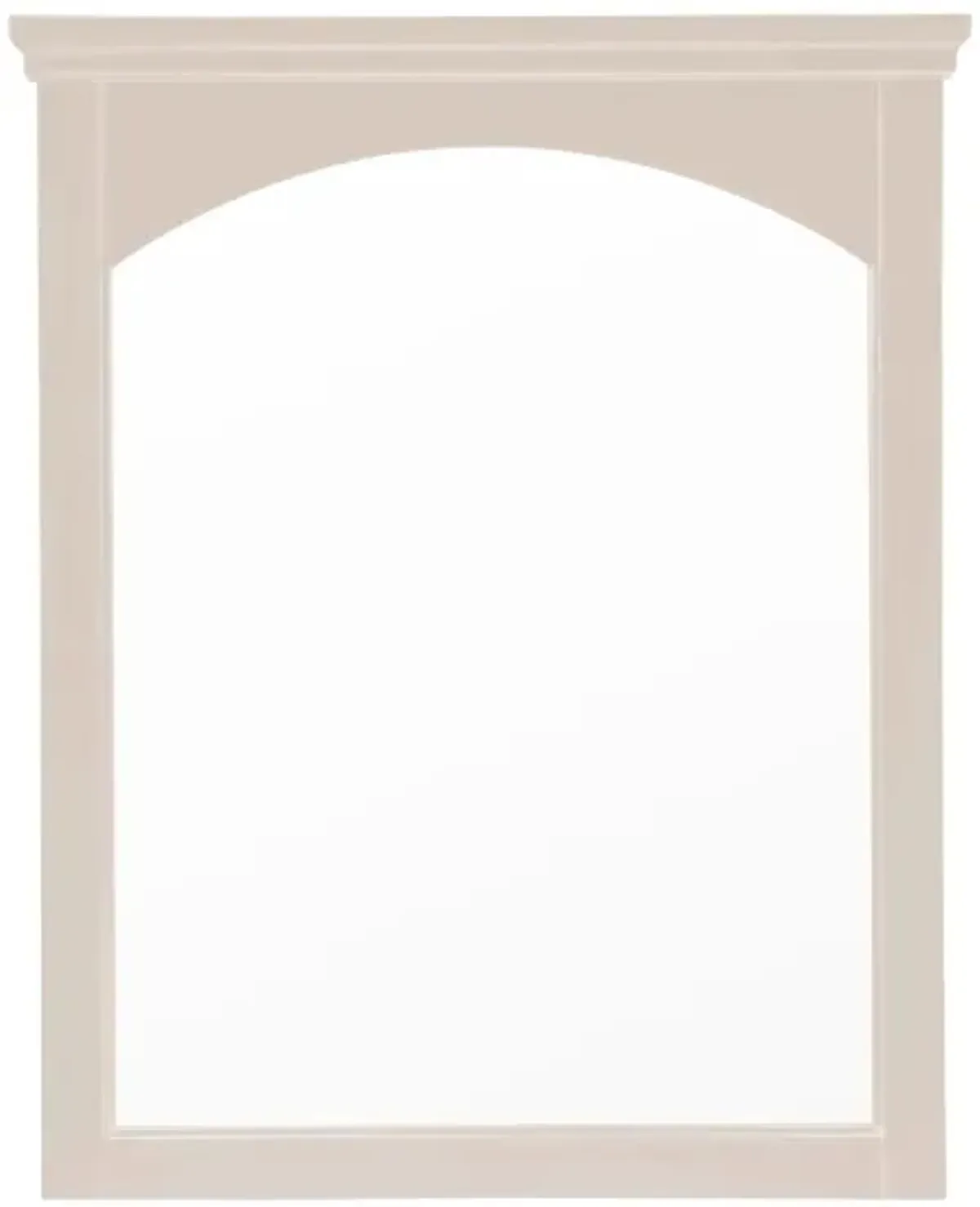 Kylie Youth Bedroom Dresser Mirror in Cream by Bellanest