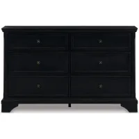 Chylanta Dresser in Black by Ashley Furniture