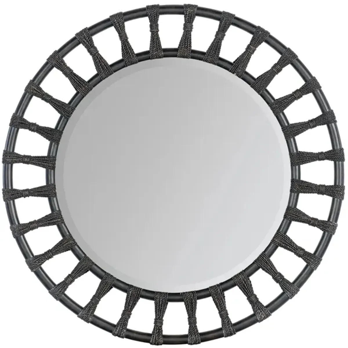 Retreat Pole Rattan Accent Mirror