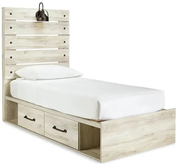 Luna Panel Bed w/ 2 Storage Drawers