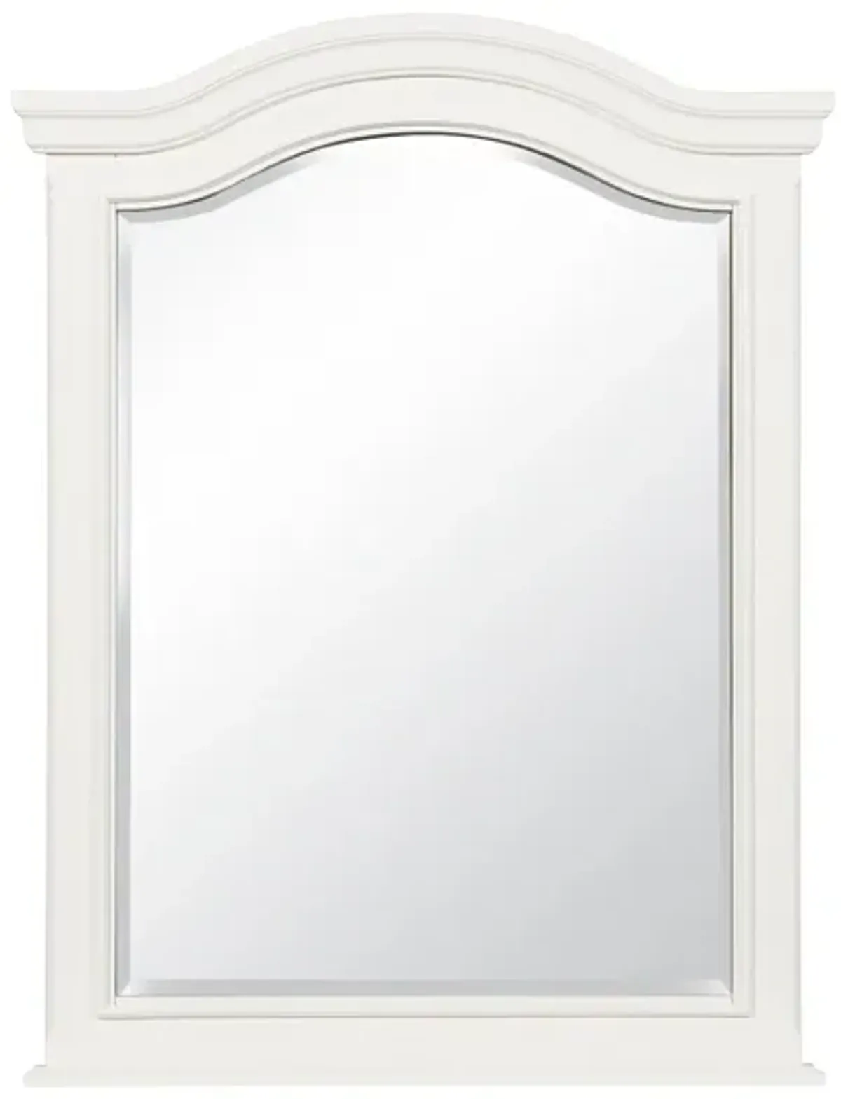 Willow Point Small Bedroom Dresser Mirror in White by Homelegance