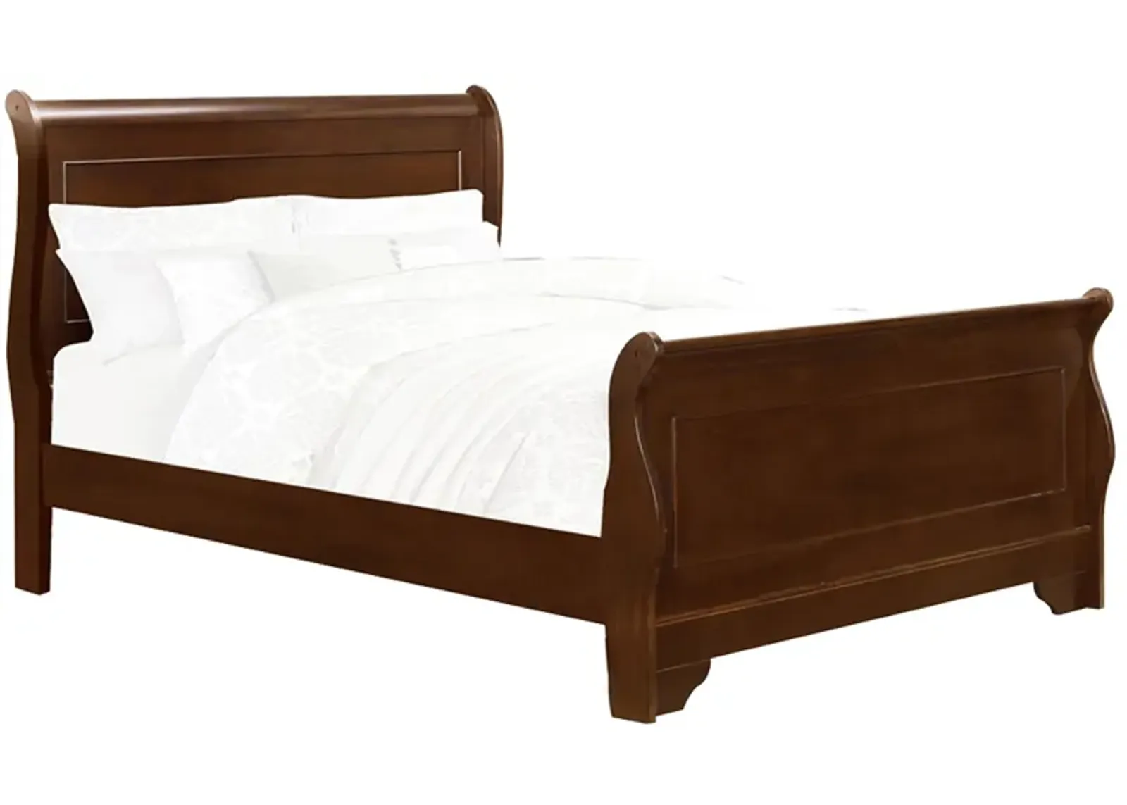 Mayville Twin Bed in Brown Cherry by Homelegance