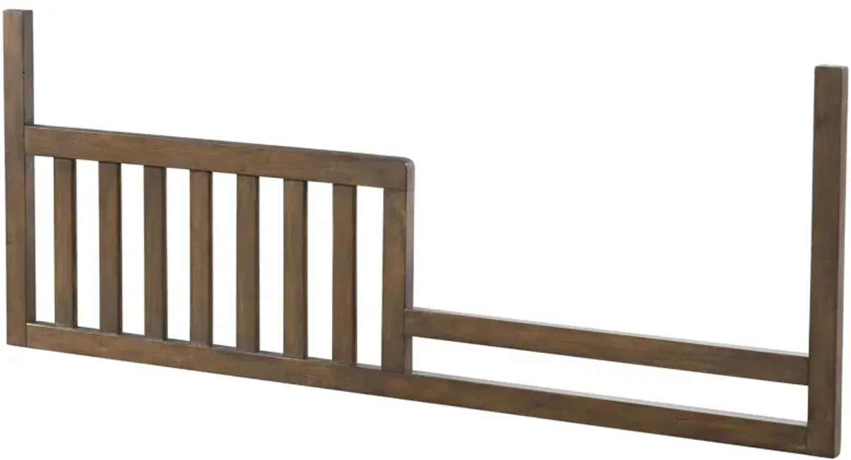 Bella Convertible Toddler Rail in Rosewood Brown by Westwood Design